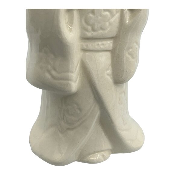 Vintage Benihana of Tokyo Geisha Girl Holding Fan Ceramic Tiki Mug Cream White - Picture 13 of 15